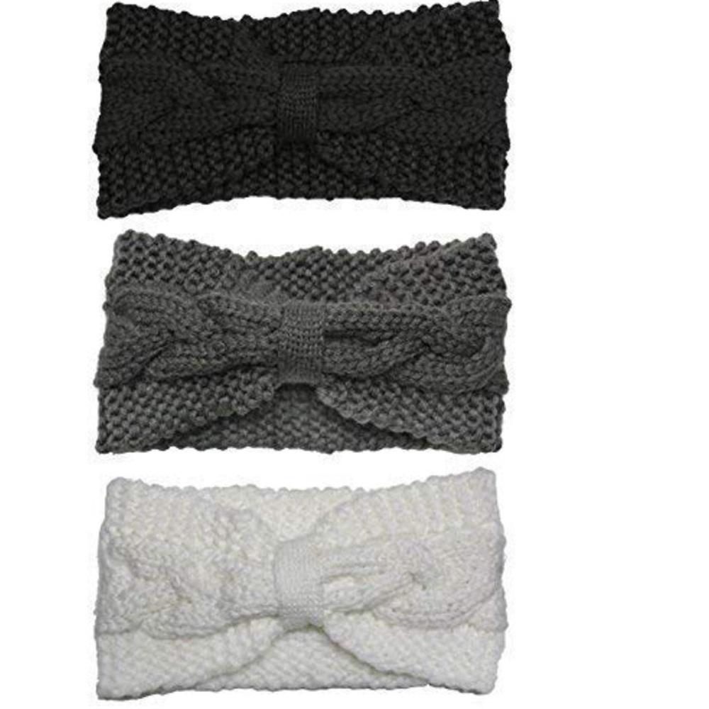 NWT Sweater Knit Headband Set